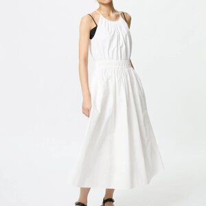 Uniqlo halter cotton white dress
